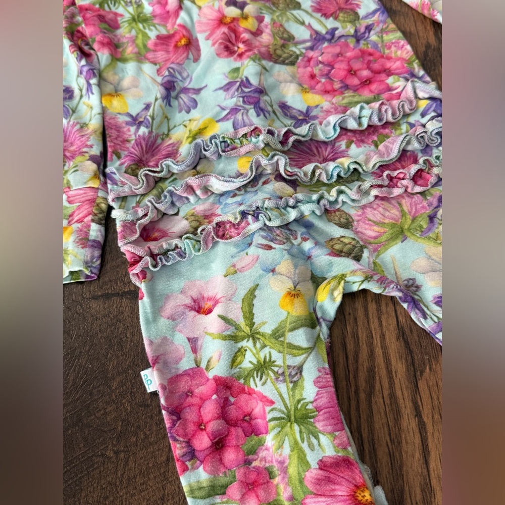 Posh Peanut Hadley -
Footie Ruffled
Zippered One Piece - Picture 8 of 8